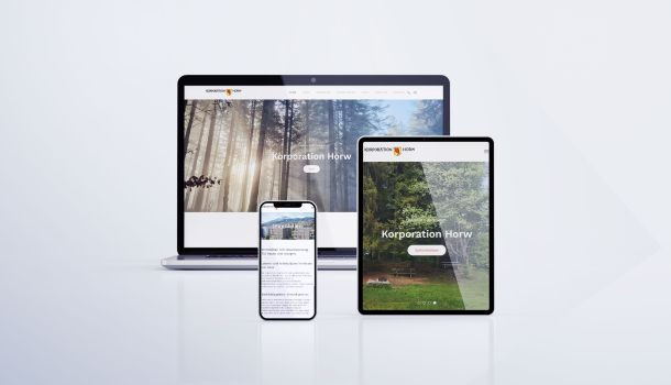 Frischer Wind im Netz: Die neue Website der Korporation Horw ist online